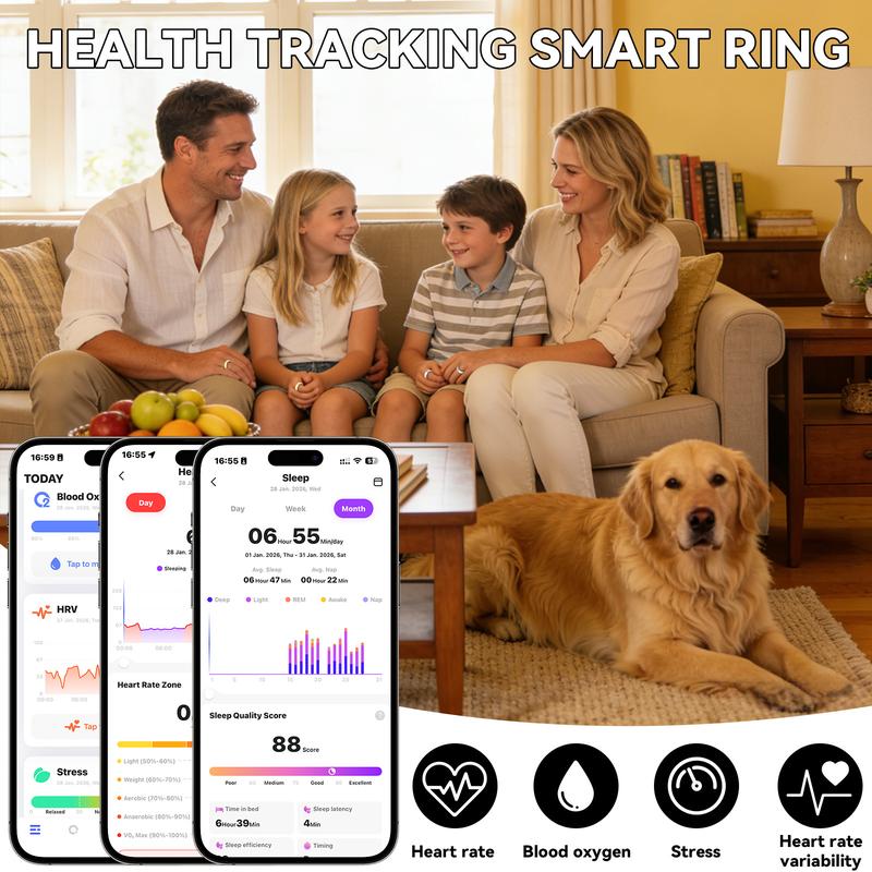 Smart Health Tracker Ring